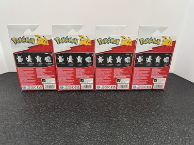 Pokemon 25th Celebration 3" Silber Figur Pikachu, Squirtle