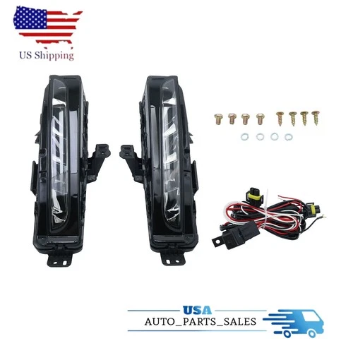 Fog Lamp W/ Three-Row Left Right Side Fits 2021-2026 Jeep Grand Cherokee L - product listing photo