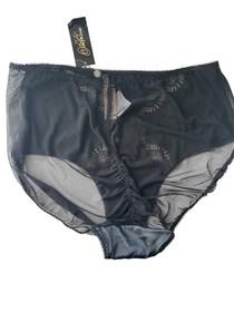 Dita Von Teese Starlift Full Figure Full Panty Retro Vintage Look Black Lace 20