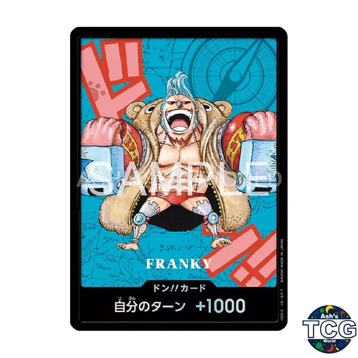 Don!! Card Franky Promo Kumamoto One Piece Card Game Japanese