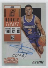 2018 Contenders Rookie Ticket Premium Edition Silver Prizm Elie Okobo Auto 5w7