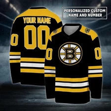 Personalized Boston Bruins Hockey Shirt, Game Day Shirt For Fans, All Printed