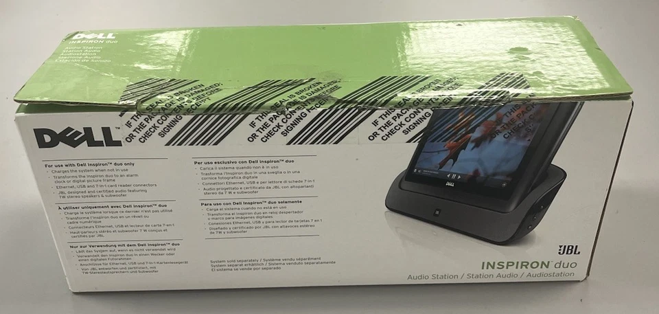 Dell Inspiron Duo JBL Audio Dock MXNC6 OJH71H New sealed - Image 3 of 3