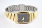 Vintage Seiko Gold Tone Quartz Dress Watch Ref 6530-5530 Working
