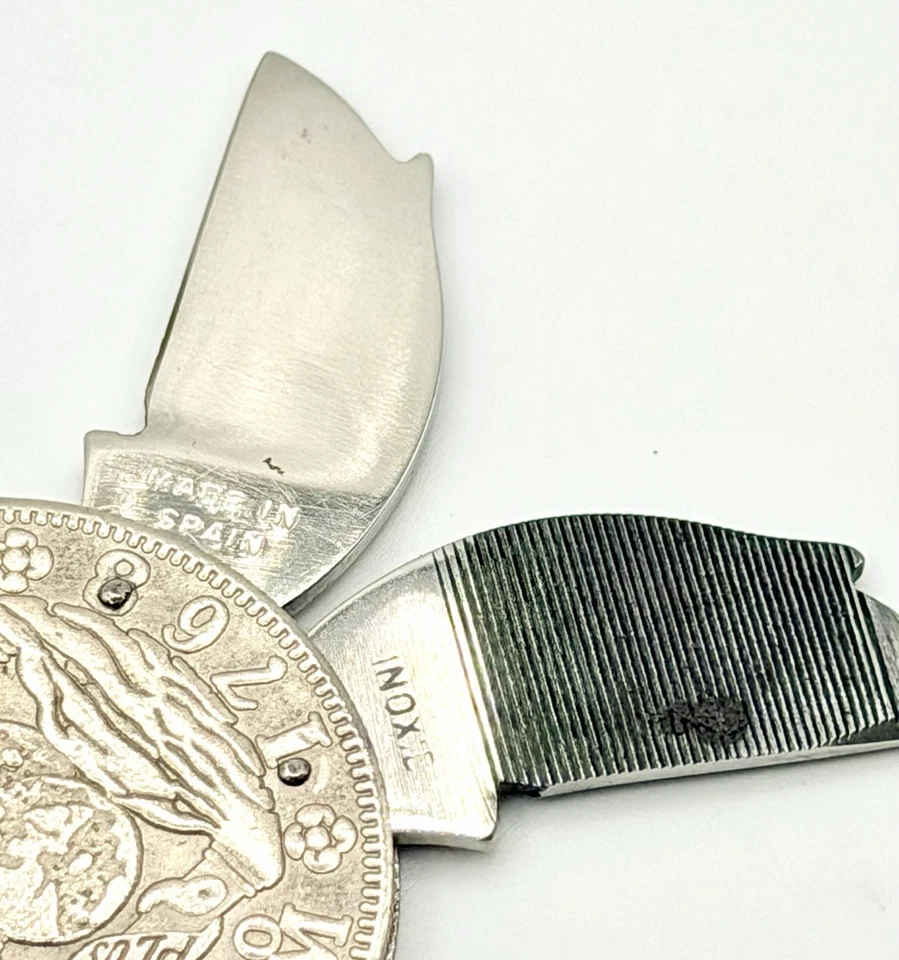 VINTAGE 1768 SILVER COIN POCKET KNIFE - Image 3 of 4