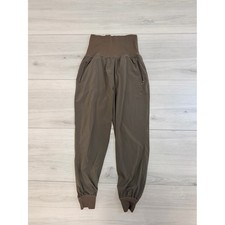 Aerie Offline Jogger Pants Olive Taupe High Waist Sz S/P Performance Athleisure