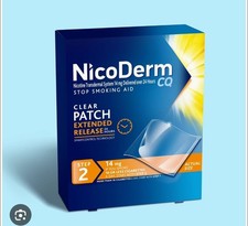 NicoDerm CQ Step 2 Clear Patches 14 mg Quit Stop Smoking Aid 21 Count 3 Weeks