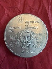 Canada 10 Dollars Silberm&uuml;nze 925er  &bull; Montreal 1976 Olympiade  &bull; Elizabeth II