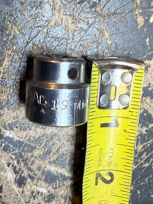 Mac Tools X6 19mm Socket 6 Point Shallow 3/8'' Drive