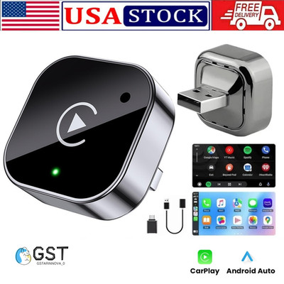 2026 USB Wireless CarPlay Adapter For iPhone Apple Wireless Dongle Plug ＆ Play