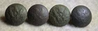 Civil War U.S. Eagle “A” Cuff Buttons – Lot of 4 – Scoville & Co Extra Backmarks