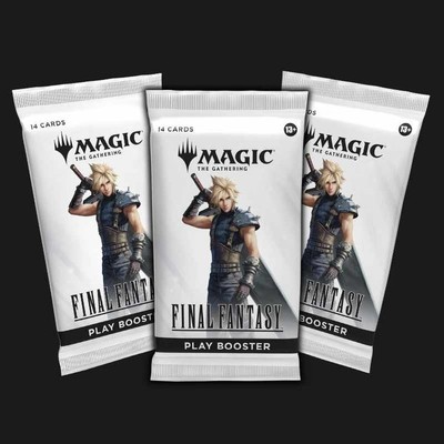 3x Final Fantasy Individual Sealed Magic The Gathering Play Boosters Wizards FIN
