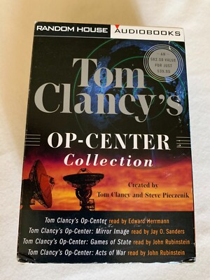 Tom Clancy's Op-Center Collection Audio Cassettes First 4 titles in series