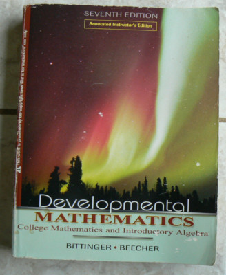 Developmental Mathematics-College&Introductory Algebra,Annotated Instructor's Ed