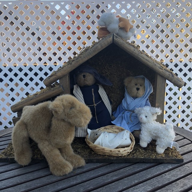 boyds bears plush nativity set