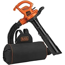 BLACK+DECKER 3-in-1 Electric Leaf Blower, Leaf Vacuum, Mulcher (BEBL7000)