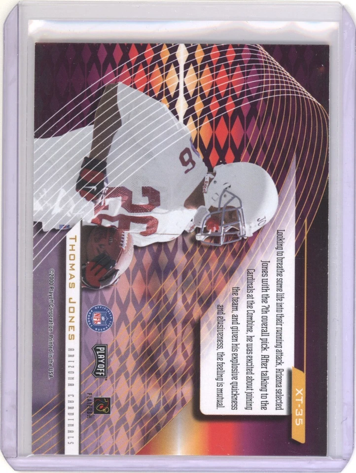 2000 Absolute Extreme Team #XT-35 Thomas Jones - Image 2 of 2