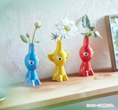 ピクミン　フラワーベース　セット PIKMIN Vase Red & Blue & Yellow PIKMIN Nintendo Japan