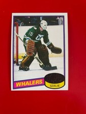 1980-81 Topps hockey #77 John Garrett - Hartford Whalers UNSCRATCHED NRMT