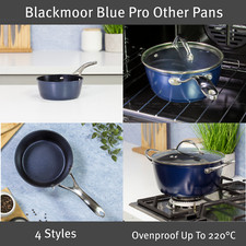 Blackmoor Blue Pro Pans / Milk Pan, Saucepan & Casserole Dish / Non-Stick
