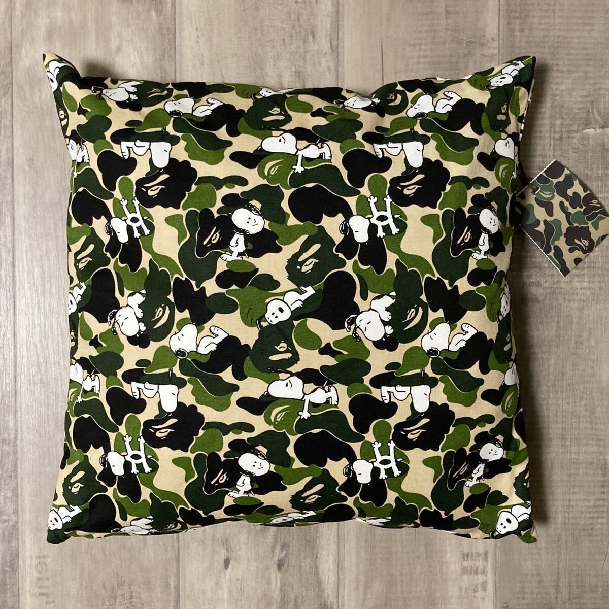BAPE × Peanuts Snoopy ABC camo Beanbag cushion Pillow A BAPE × Peanuts Snoopy ABC camo Beanbag cushion Pillow A