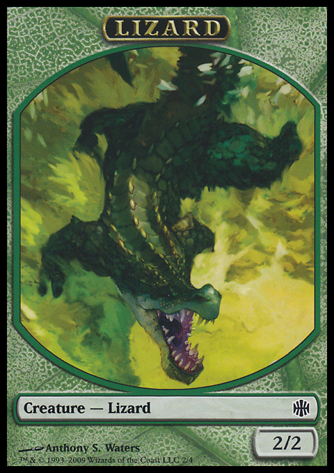 10 Token Cards - LIZARD - Alara Reborn - SAME ART - NM/SP - Magic MTG FTG