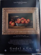 LEVI WELLS PRENTICE ART PIECES ORIG VTG 2014-2 ADVERTISEMENT,