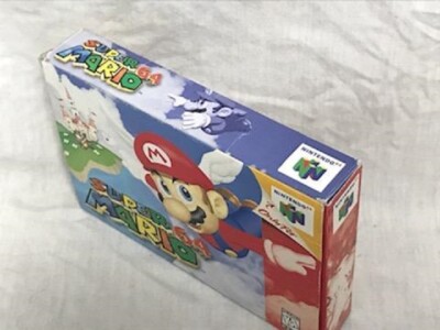 Authentic SUPER MARIO 64 (Nintendo N64) 100% Complete In Box CIB