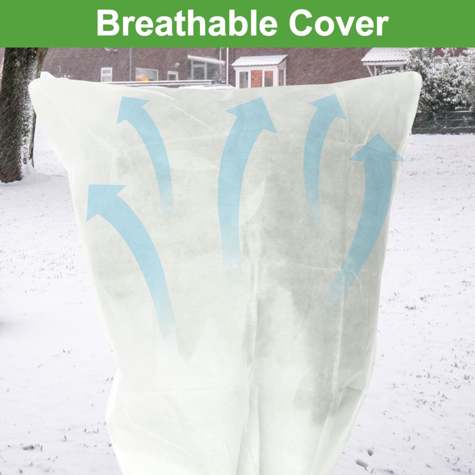 4Pcs Plant Cover Frost Protection Bag Fabric Garden Shrubs Bags Winter