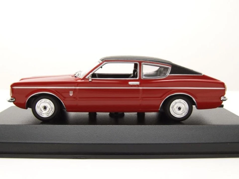 Ford Taunus Coupe 1970 rot Modellauto 1:43 Maxichamps - Bild 3 von 4