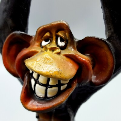 Beasties of the Kingdom John Raya Cha Cha Chimp Monkey Figurine Nature's Zoo 