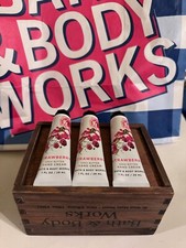 Bath Body Works Shea Butter Hand Cream STRAWBERRY Lot of 3 NEW