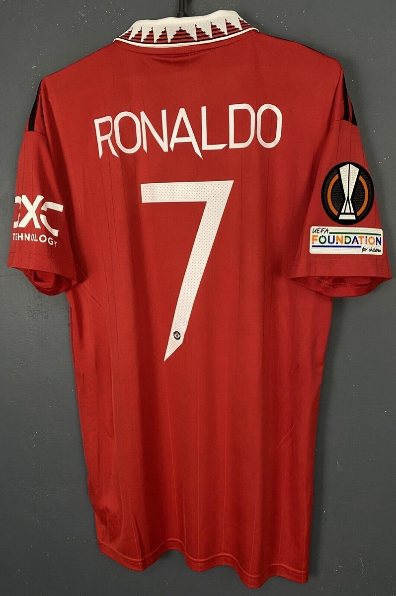 MENS RONALDO #7 FC MANCHESTER UNITED 2022/2023 UEFA SOCCER