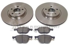 VOLVO C30 1.6 R-DESIGN SPORT DRIVe 06-12 FRONT 2 BRAKE DISCS AND PADS SET NEW