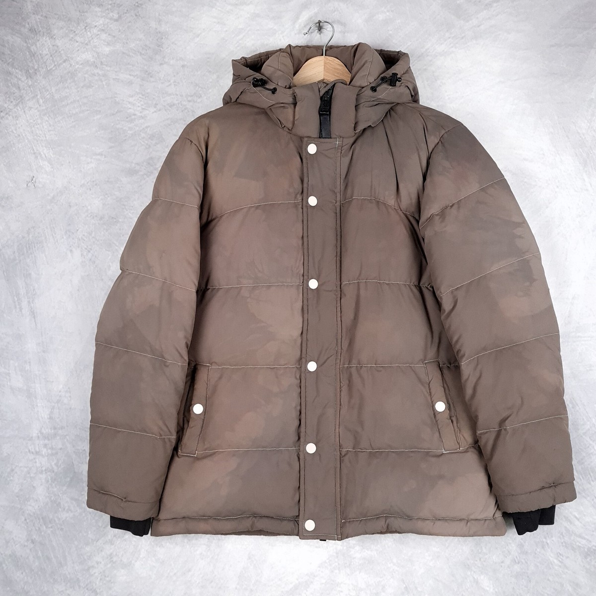 Aritzia The Super Puff Jacket Womens XS Brown Hooded Quilted Aritzia The Super Puff Jacket Womens XS Brown Hooded Quilted
