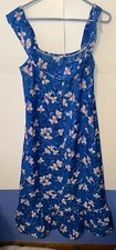 Vintage 70's 80s Hawaiian Hilo Hattie Hawaii Dress MuuMuu Made in Hawaii Size 12