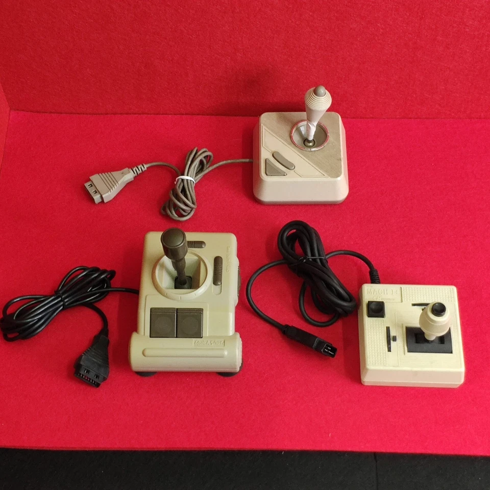 LOTTO JOYSTICK CONTROLLER RETRO COMPUTER PC GAME VINTAGE PORT QUICK SHOT IBM DOS - Bild 2 von 4