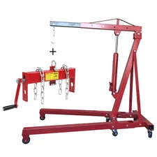 RED Engine Hoist Leveler 4000lbs / 2 ton Cherry Picker Shop Crane Load Lift Tool