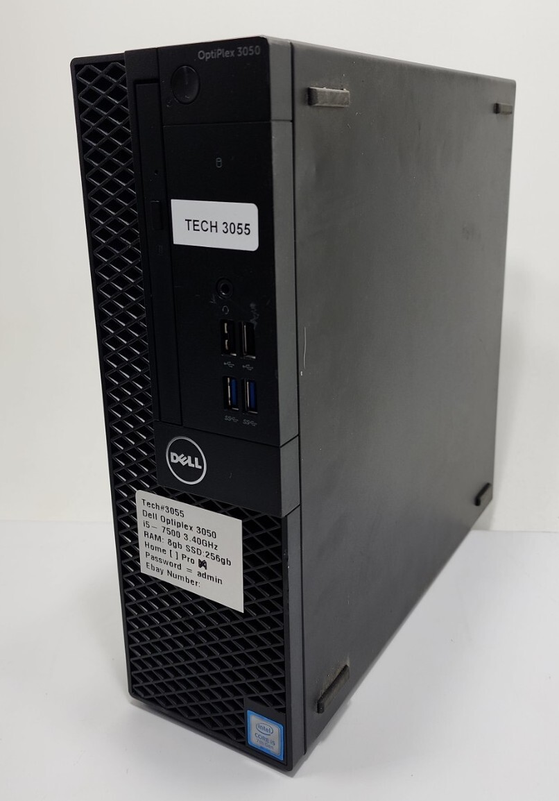 Dell Optiplex 3050 i5-7500 3.40GHz 8GB RAM 256GB SSD Win10 Pro