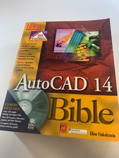 AutoCAD 14 Bible by Ellen Finkelstein PB NO CD