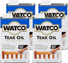 A67141-4PK Teak Oil Finish, Quart, 4 Pack