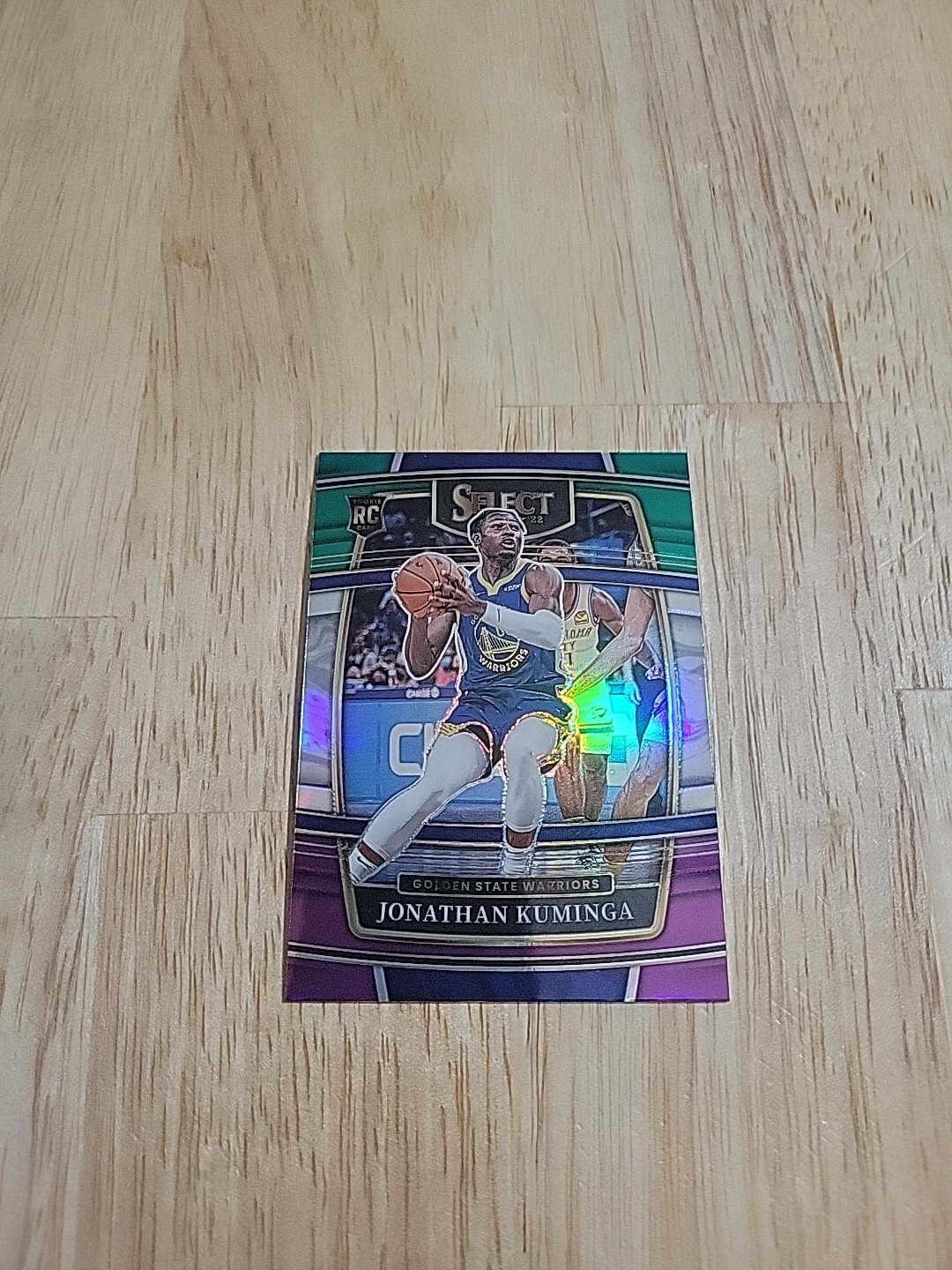2021-22 Select JONATHAN KUMINGA Green White Purple Prizm #28 Rookie RC Warriors