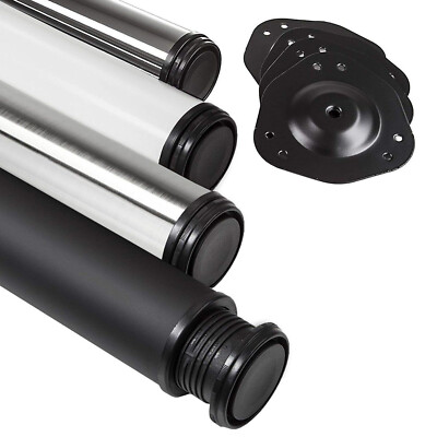 SOTECH 4 x Tischfuß Ø 60 mm Tischbein Möbelbein Fuß H: 710 / 820 / 870 / 1100 mm