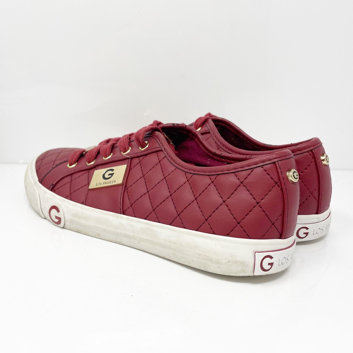 GBG Los Angeles Womens Backer Red Lace Up Casual Shoes  display picture 1