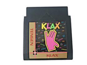 NES KLAX Nintendo Entertainment System Complete with Inserts READ -  Imperfect