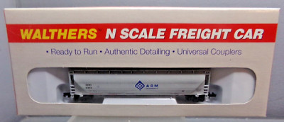 WALTHERS N-SCALE FREIGHT CAR PD COVERED HOPPER ADM 51059 NOS