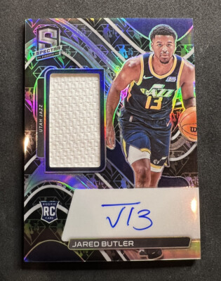 JARED BUTLER 2022 PANINI SPECTRA ROOKIE PATCH MATERIAL RPA #D /75 NBA 75th ANNIV