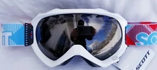 NEW $110 Scott Womens Witness Winter White Ski Goggles Ladies Smith Blue NL45
