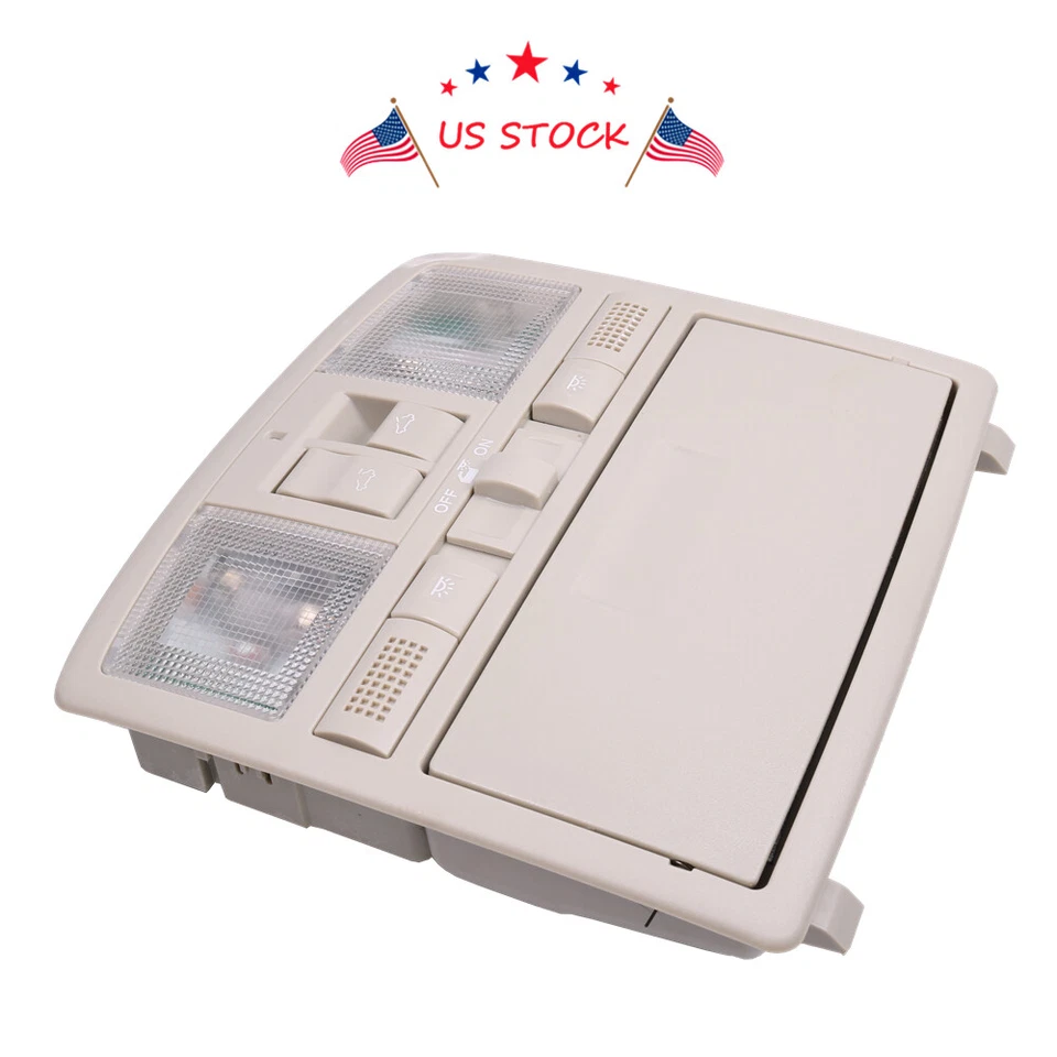 Novo para 2009 2010 2011 Mazda 6 console superior mapa lâmpada de leitura bege claro - Imagem 3 de 4