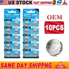 10Pcs AG13 LR44 A76 357 357A LR1154 SR1154 SR44 1.5V Button Battery Coin Cell
